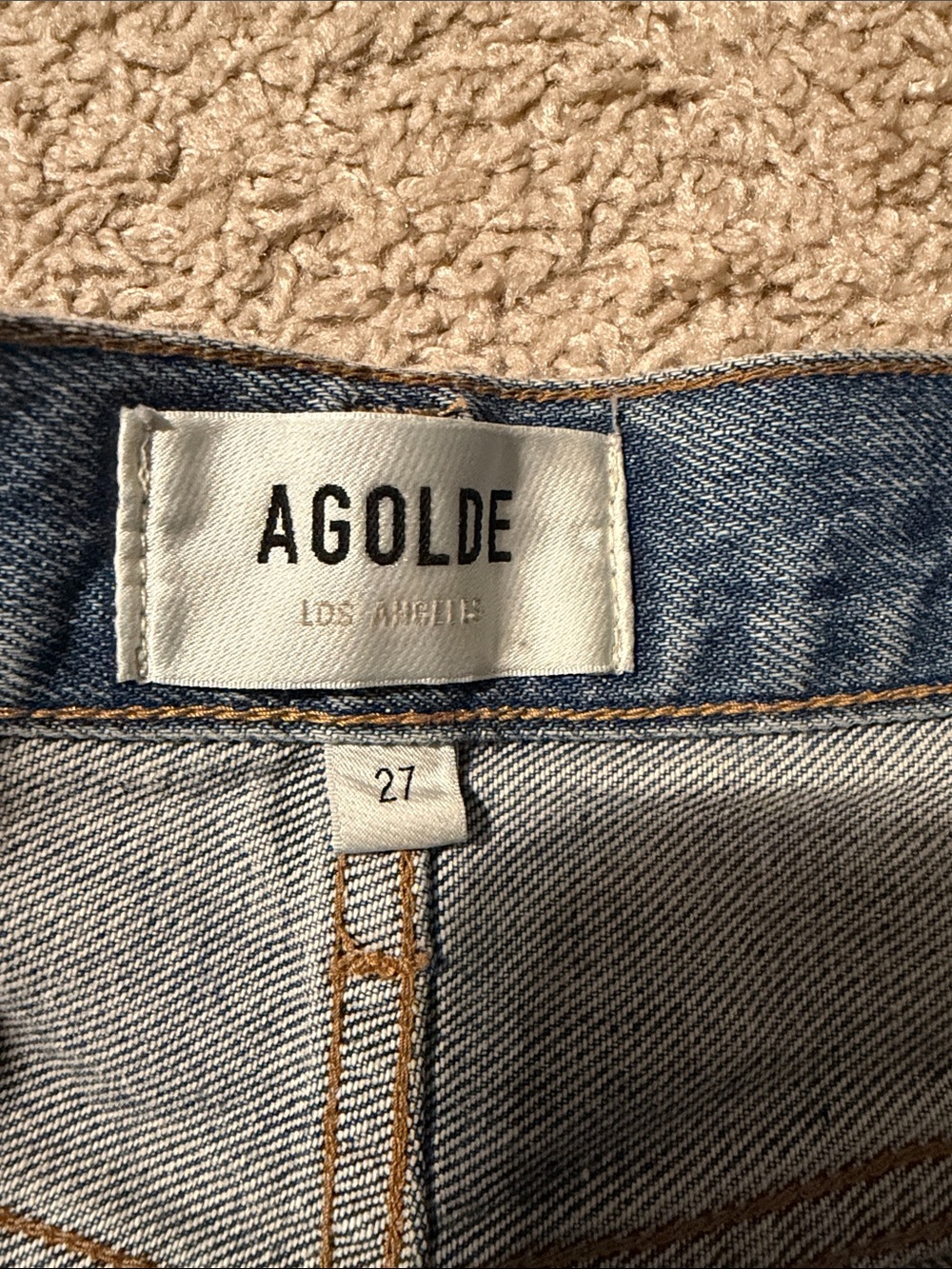 Agolde Parker Long Short in Wheel - Picture 6 of 7